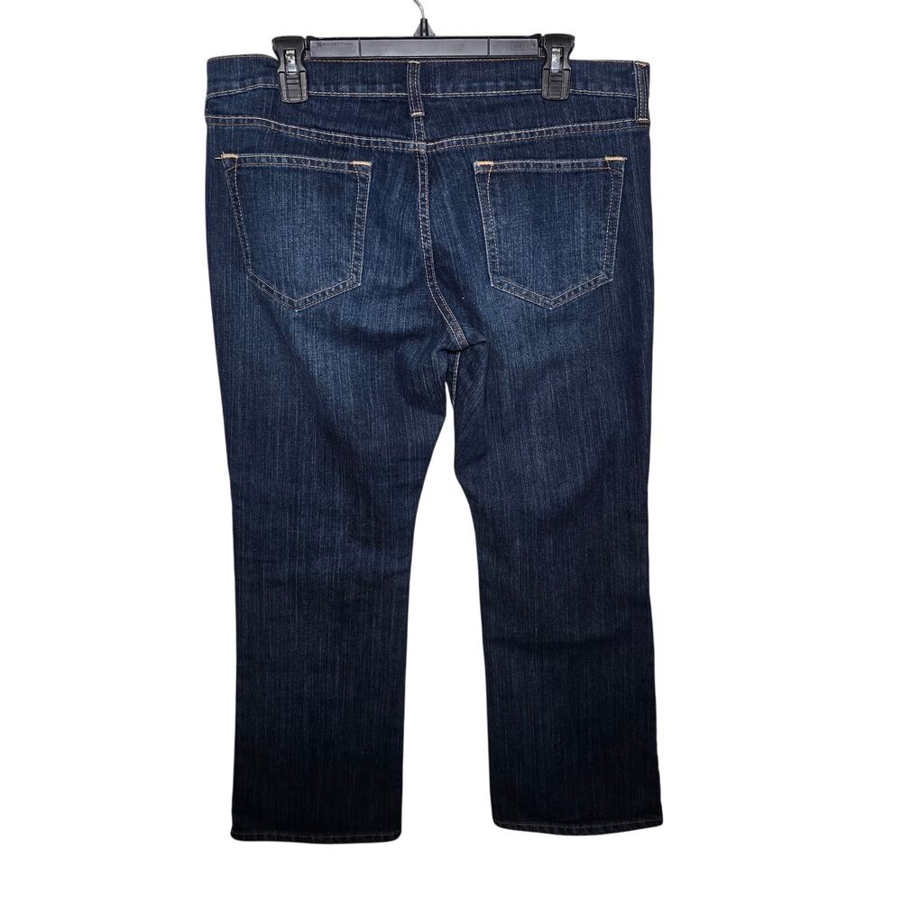 Old Navy The Diva Flare Jeans Size 12 Stretch Boho Retro Y2K Dark Wash Pristine - Picture 4 of 7